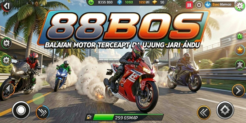Pengalaman balapan motor yang mendebarkan dan realistis.