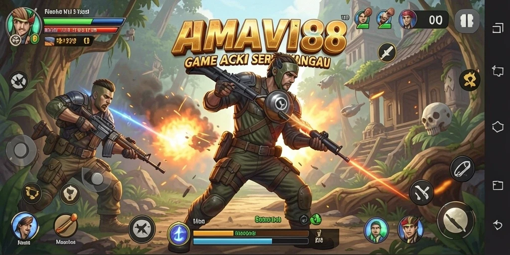 Tampilan gameplay seru dari AMAVI88 yang penuh aksi dan tantangan.