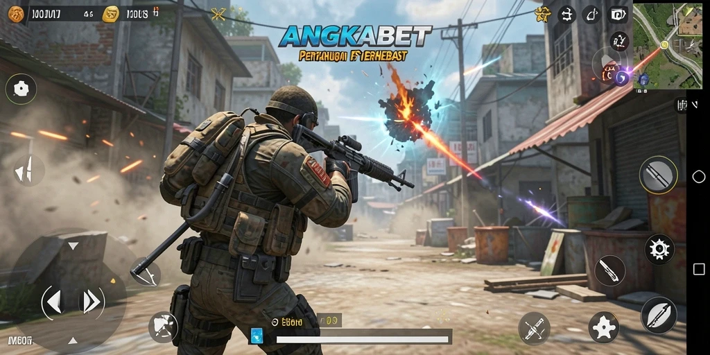 Tampilan screenshot gameplay intens ANGKABET yang menegangkan.