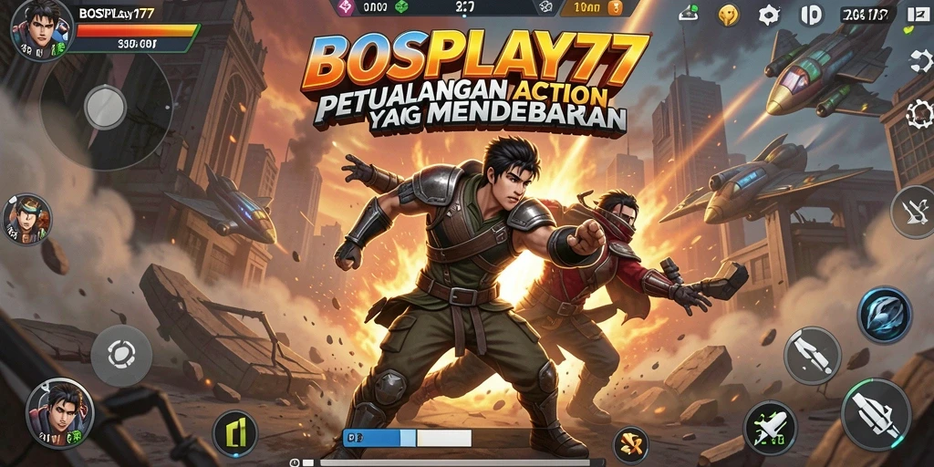 Tampilan menarik dari gameplay seru BOSPLAY77 dengan aksi mendebarkan.