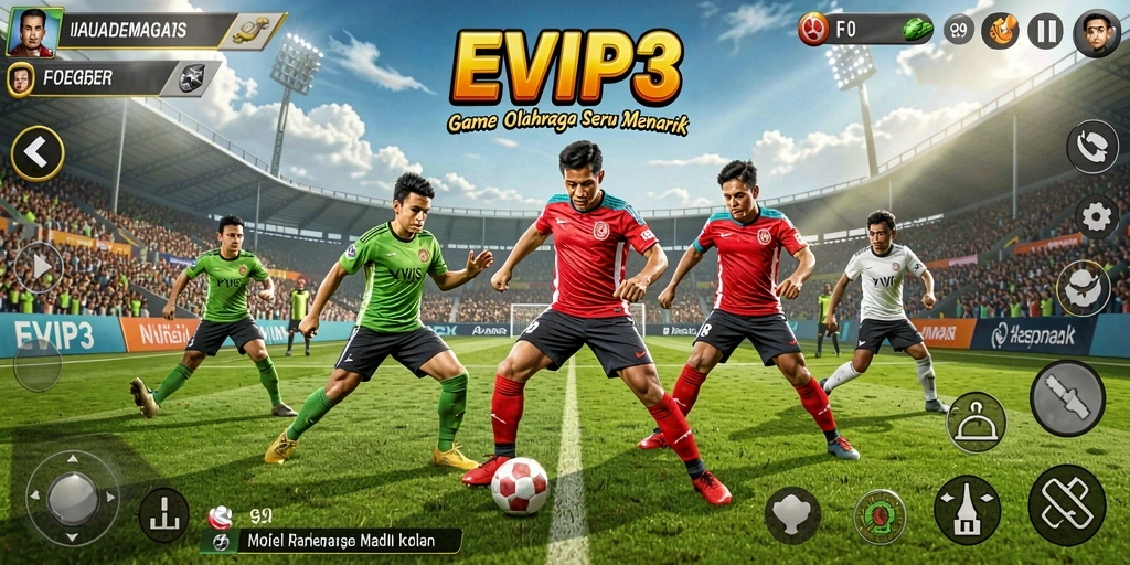 Gameplay <strong>EVIP3</strong> yang mendebarkan dan penuh aksi.