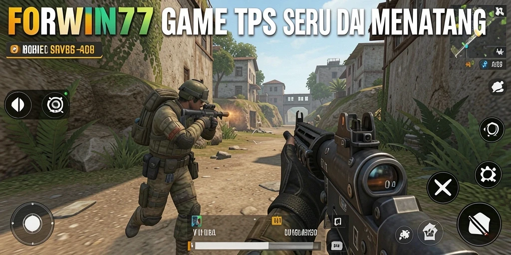 Tampilan gameplay seru di FORWIN77 dengan pertempuran yang mendebarkan.