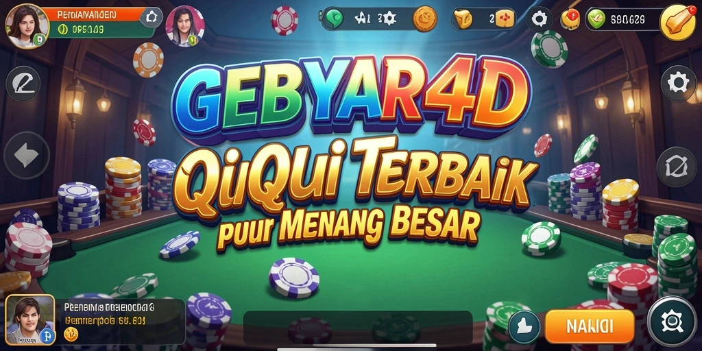 Tampilan gameplay QiuQiu yang mendebarkan di GEBYAR4D.