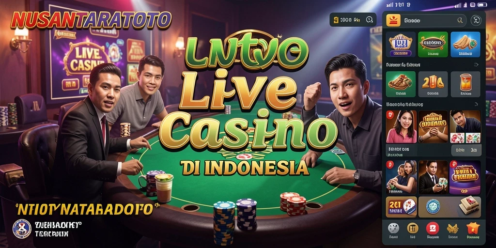 Tampilan gameplay NUSANTARATOTO yang menakjubkan pada Live Casino.