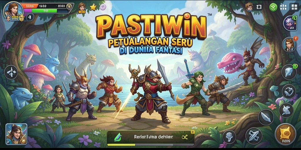 Screenshot gameplay PASTIWIN menampilkan aksi petualangan yang mendebarkan.