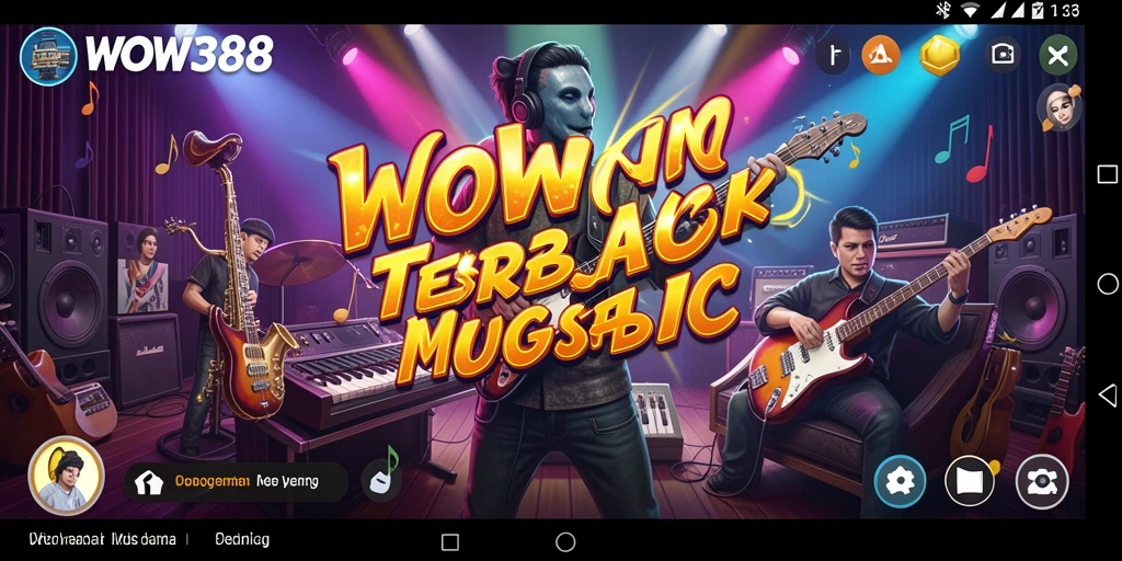Tampilan gameplay WOW388 dengan interaksi musik yang seru.