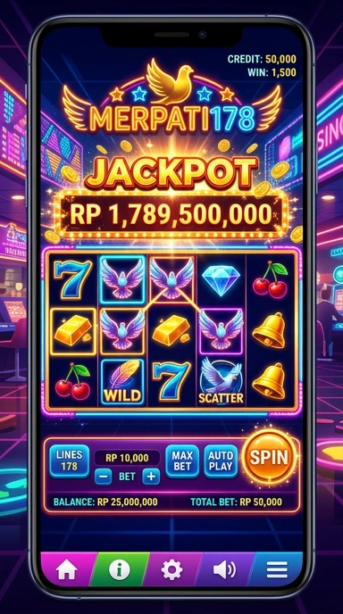 Tampilan aplikasi yang beragam di merpati178.